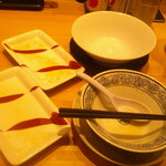 丸源ラーメン - 肉そばつけ麺 大盛り 麺かため ＆ 丸源餃子 6個 ＆ カップソフト バニラ