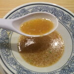 丸源ラーメン - 肉そばつけ麺 大盛り 麺かため ＆ 丸源餃子 6個 ＆ カップソフト バニラ