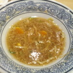 丸源ラーメン - 肉そばつけ麺 大盛り 麺かため ＆ 丸源餃子 6個 ＆ カップソフト バニラ