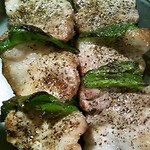 車橋もつ肉店 - 黒胡椒たっぷり！バラP