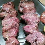 車橋もつ肉店 - ハツ塩