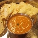 ナワジョティ - チーズナンセット（豆カレーHOT）