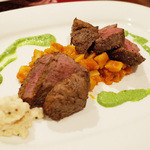 ガネーシュ - 2014年秋を愉しむコース(4300円)のラム肉のグリル