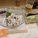 京懐石 新家 - 鱧の落としと卵豆腐