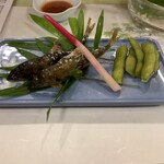京懐石 新家 - 稚鮎の塩焼き