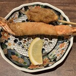 串あげ草馬 JR高槻店 - エビだ　味付け不要よ