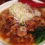 肉肉ラーメン - 肉肉W 大盛 タレ