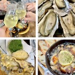 牡蠣小屋ろっこ - 天ぷらにアヒージョも美味しい