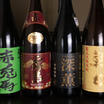 季節料理 進 - 焼酎各種