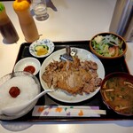 ファミリー - 鳥の網焼き定食(冷やしおかゆ)