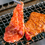 学一 - 料理写真:レアで焼いて食べるヒウチはあつあつご飯に合う。