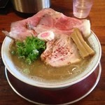 麺屋 Somie's - 限定５食濃厚煮干系ラーメンレアチャーシュートッピング