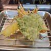 天ぷら食堂 若鷹 - 天ぷら（海老、大葉、えのき）