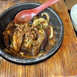 中国日隆園 札幌北郷店 - 麻婆茄子　熱々でした