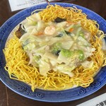 中国日隆園 札幌北郷店 - あんかけ焼きそば