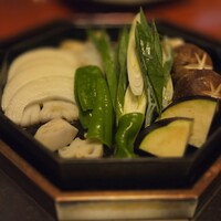 三嶋亭 本店 - 季節の野菜も
