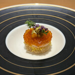 鮨 琥珀 - 蟹、いくら、ウニ