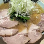 海誠家 - チャーシュー麺(1220円)プラスネギ増し120円