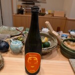 銀座 鮨 しょう介 - 東洋美人(山口:純米大吟醸)、甘く円やかな味わいを楽しめる。