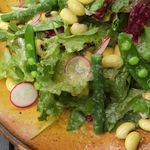 鎌倉 松原庵 - 豆と葉野菜のサラダ