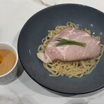 左とう - あさりチリトマトの冷たいつけ蕎麦