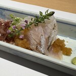 札幌 個室蟹料理 かに辻 - 大分:関イサキ　おろし醤油