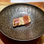 IL TEATRINO DA SALONE - 揚物：白茄子 太刀魚