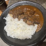 炭火焼肉ホルモンさわいし - 黒タンカレー