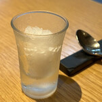 フレンチレストラン・プレジール - お口直しのグラニテ