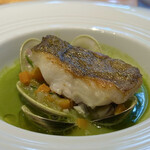 フレンチレストラン・プレジール - アイナメと蛤のスープ仕立て