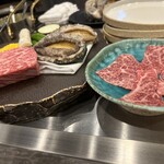 名駅 鉄板焼 牛吟 - 今日のお料理の素材