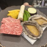 名駅 鉄板焼 牛吟 - 今日のお料理の素材
