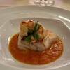ラ・テンダ・ロッサ - 温前菜
鱈と海老のフルーツトマトソース煮