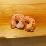 鮨 太一 - 塩焼きの芝海老（多分）