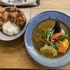 スープカレー鳩時計 - 料理写真:ザンギとお野菜10種のスープカレー