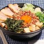 油そば・まぜそば ロマン - 肉盛りまぜそば