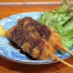 おばんざいとお酒 ゆあん - ソース串カツ(２本)