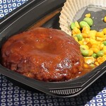 ガスト - 料理写真:チーズＩＮハンバーグ弁当のハンバーグ