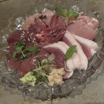 炭火焼鳥きびたき - お刺身盛り合わせ