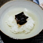 新ばし 星野 - 塩昆布のお茶漬け