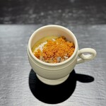 島津 - カラスミとシラスの茶碗蒸し