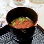 新ばし 星野 - 味噌汁