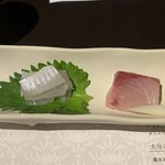 ホテル白菊 - かぼす鮃、ぶり