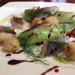 IL Boschetto - 炙り新秋刀魚と秋の前菜盛り合わせ