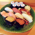 特上にぎり3500円別。