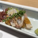 札幌 個室蟹料理 かに辻 - 関イサキ…大分産〜おろし醤油