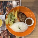 ビッグボーイ - 手ごねハンバーグプレートランチ100g(759円) ご飯大