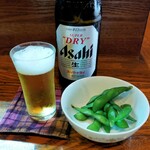 小料理かずよ - 今日のお通しは枝豆