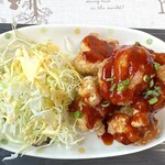 キッチン そら - ヤンニョム唐揚げ アップ
