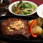 びふてき洋食存じやす - 料理写真:国産牛サーロインステーキ200g